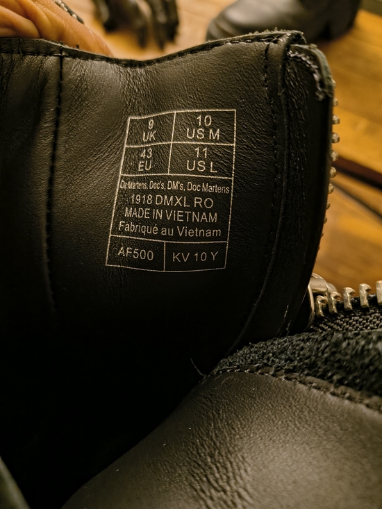 Dr. Martens x Rick Owens 1918 DMXL
